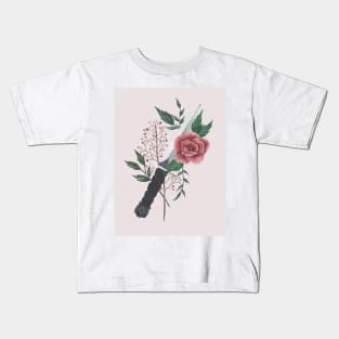 Flowers dagger Kids T-Shirt